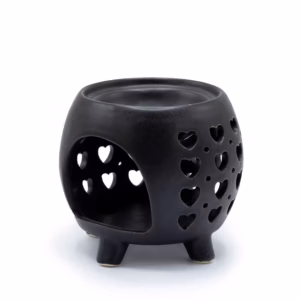 Brûleur à Huile Multi Coeurs - Noir Mat