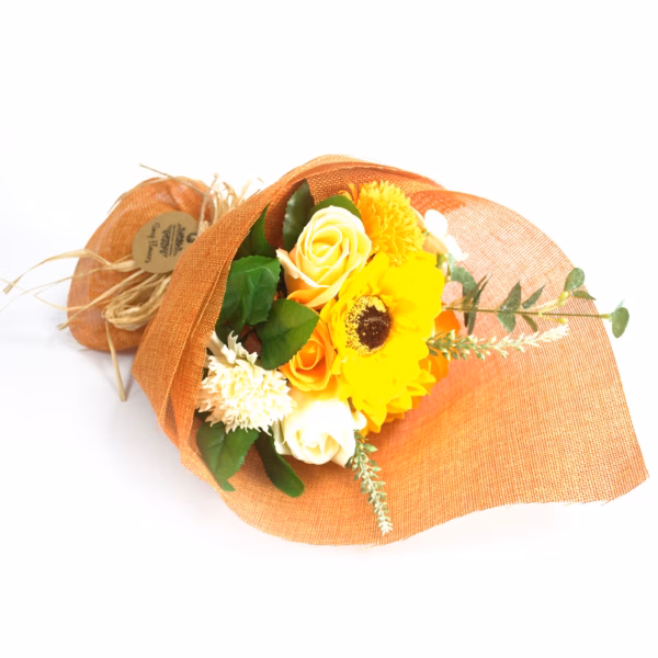 Blomstersåpe Såpebukett - Oransje - Bilde 2