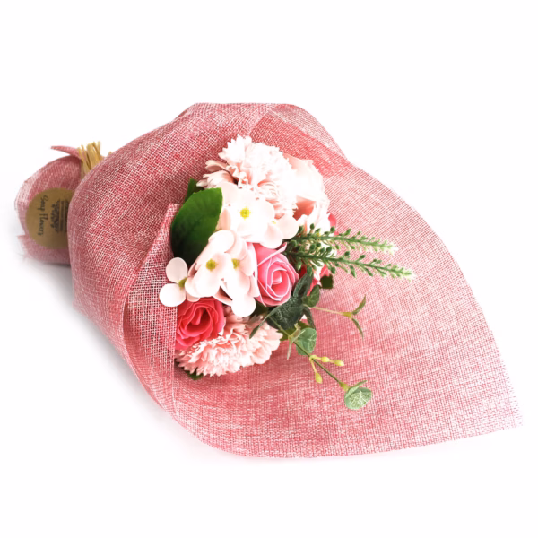 Blomstersåpe Såpebukett - Rosa - Bilde 2