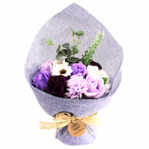 Blomstersåpe Såpebukett - Lilla