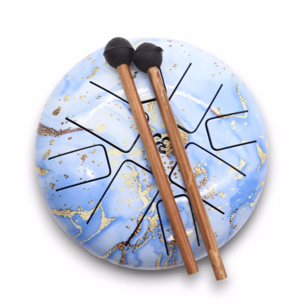 Steel Tongue Happy Drums Blue Sky Om - 18 cm - Bilde 3