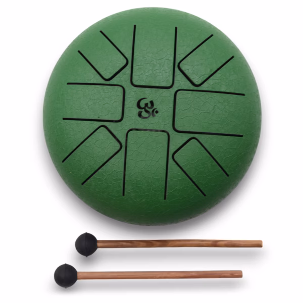 Steel Tongue Happy Drums Om Green - 16 cm - Bilde 2