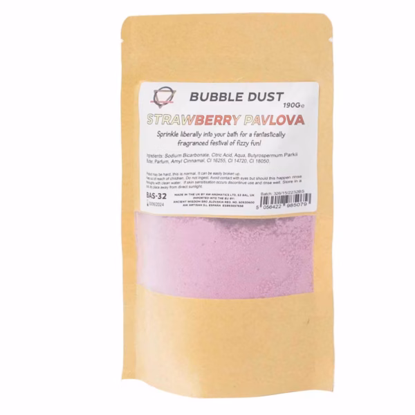 Strawberry Pavlova Bath Dust 200g