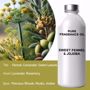 Søt Fennikel Og Jojoba Duftolje - 500ml
