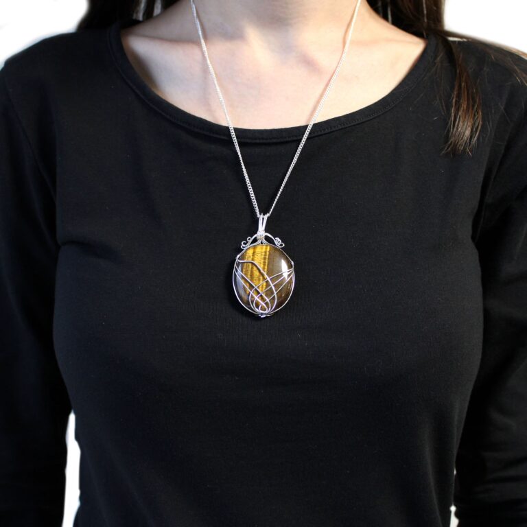 Swirl-Wrapped-Gemstone-Necklace-Tiger-Eye
