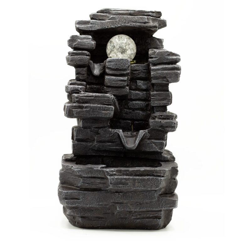 Tabletop-Water-Feature-35cm-Slab-Rocks-Formation-Crystal-Ball