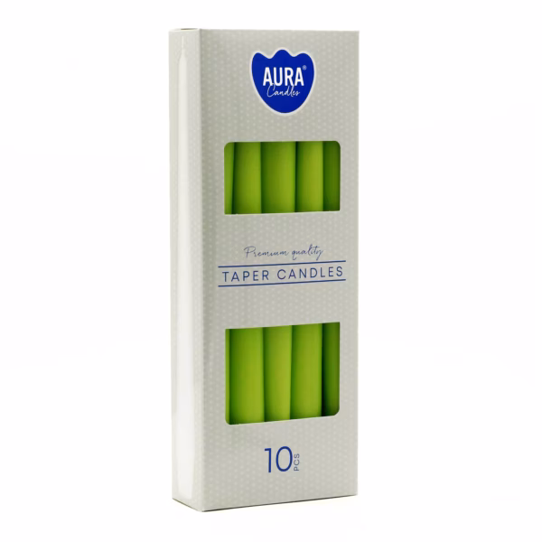 Taper Candle - Green - Image 3