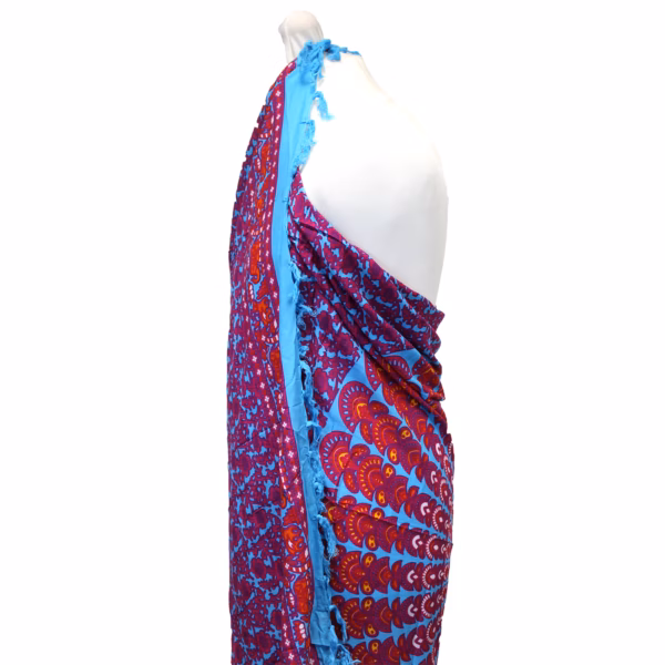 Mandala Sarongs - Teal met Paars - Afbeelding 2