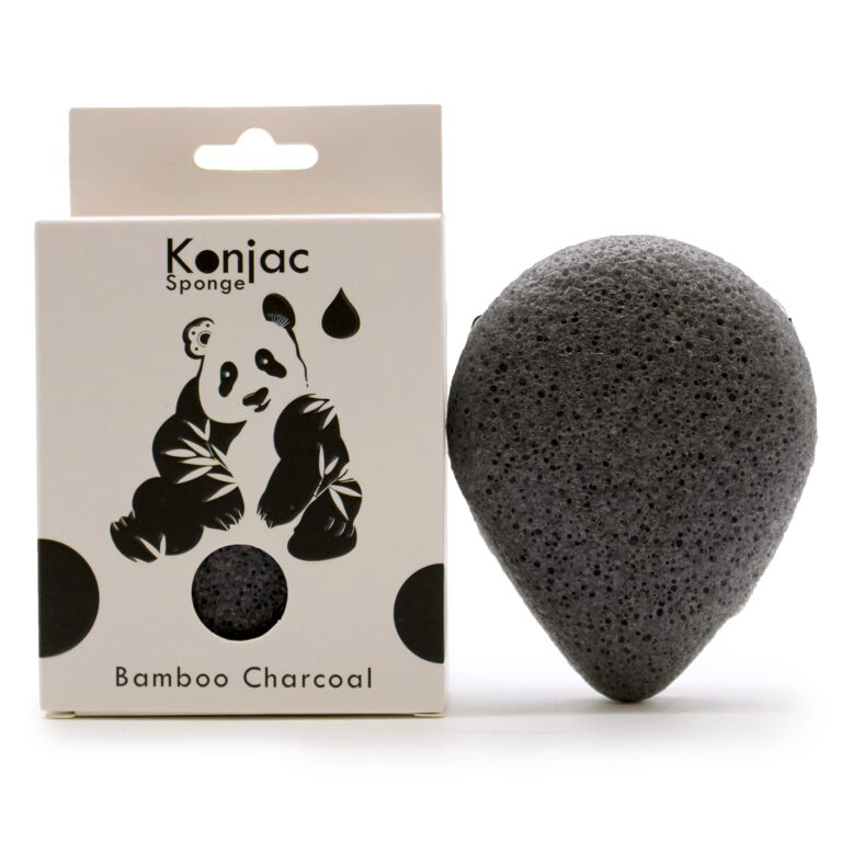 Teardrop-Konjac-Sponge-Bamboo-Charcoal-Anti-bacterial