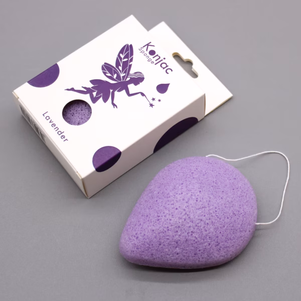 Teardrop Konjakk Svamp - Lavendel - Beroligende - Bilde 2