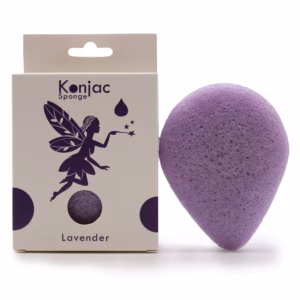 Teardrop Konjakk Svamp - Lavendel - Beroligende