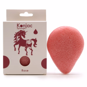 Teardrop Konjakk Svamp - Rose - Anti-Aging