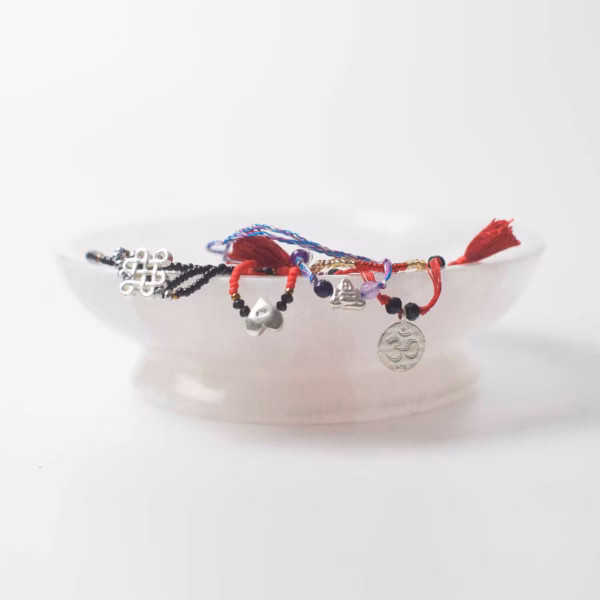 Temple String Bracelet - Om in Serenity - Image 3