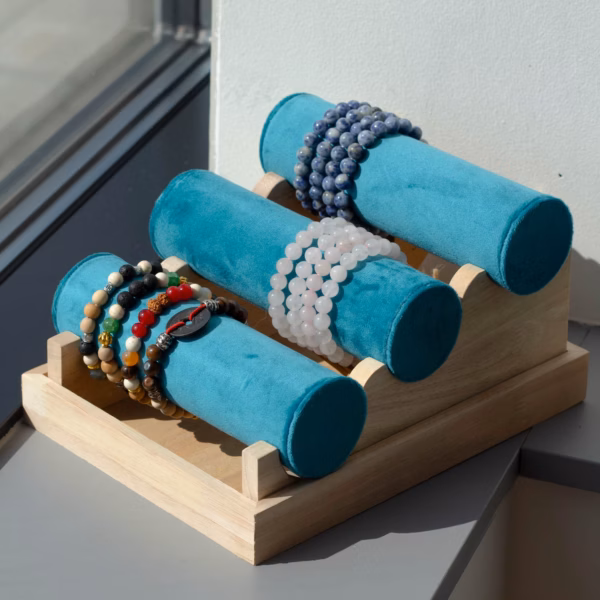 Three Bar Tiered Bangle Display  24x18x13cm - Image 4