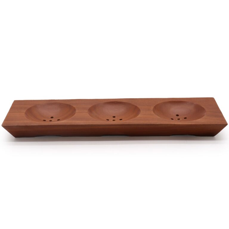Three-Bay-Mahogany-Soap-Dish