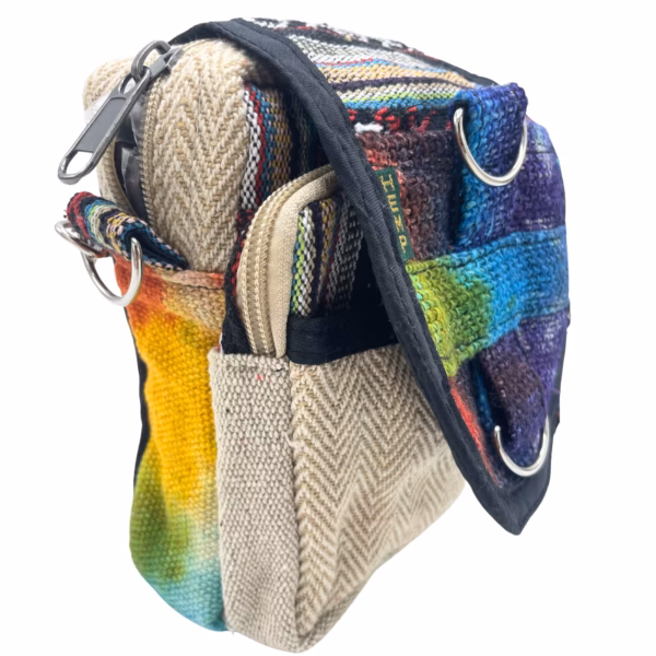 Tiedye Hemp Messenger Bag - Bilde 2