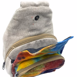 Tiedye Hemp Sling Skulderveske I Hamp