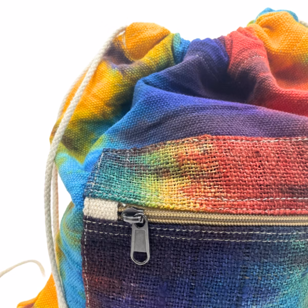 Tiedye Hemp String Bag - Bilde 2