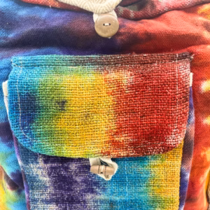Tiedye Hennep Studie Tas met Voorvak