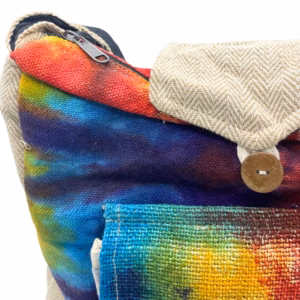 Tiedye Hennep Studie Tas met Voorvak