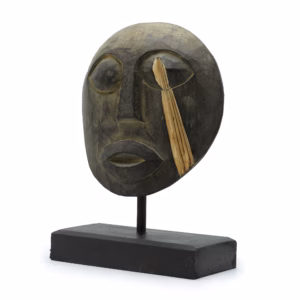 Timor Tribal Dekorativ Maske - Antikk 27x20cm