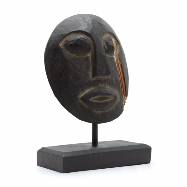 Timor Tribal Dekomaske - Schwarz 27X20Cm – Bild 4