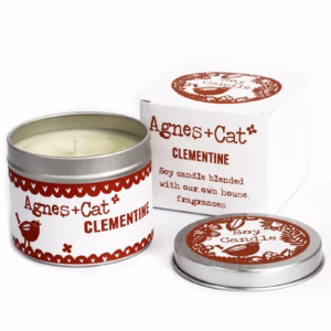 Duftlys i Tinnboks - Clementine