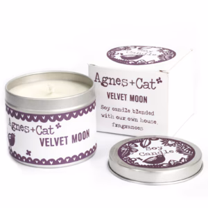 Duftlys i Tinnboks - Velvet Moon
