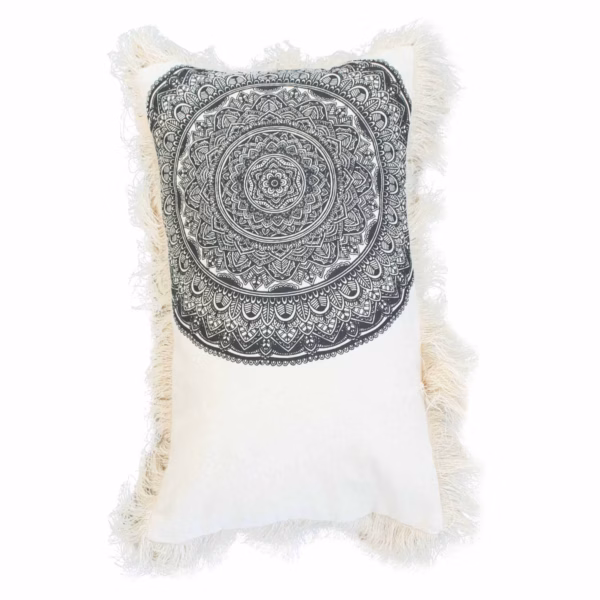 Traditional Mandala  Cushion - 30x50cm - black – Bild 2