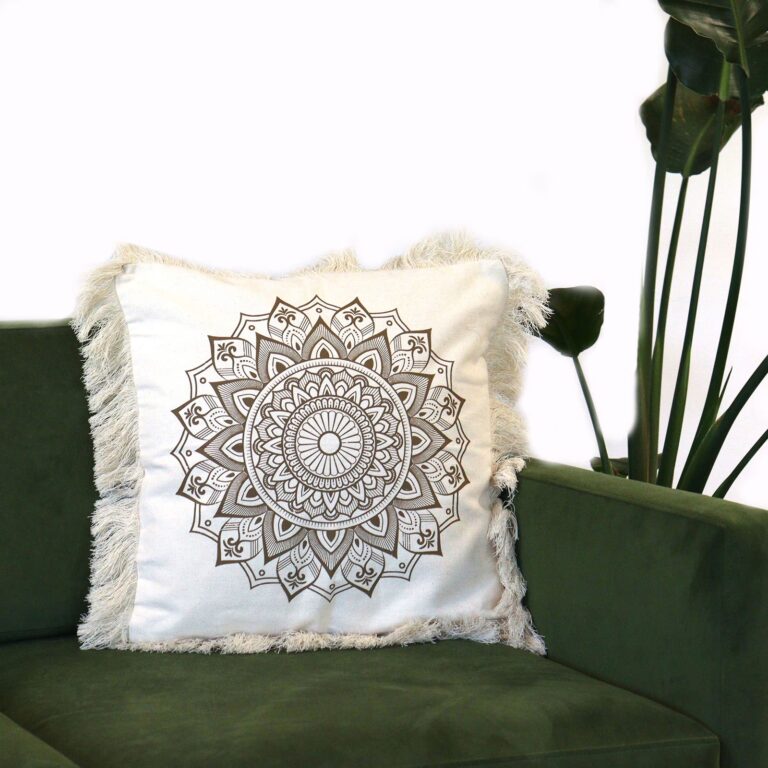 Traditional-Mandala-Cushion-45x45cm-black