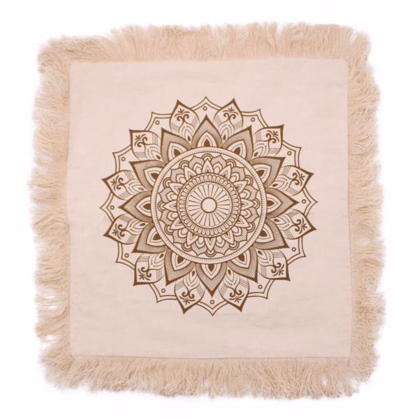 Traditional Mandala  Cushion - 45x45cm - black – Bild 5