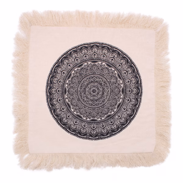 Traditional Mandala  Cushion - 45x45cm - black – Bild 6