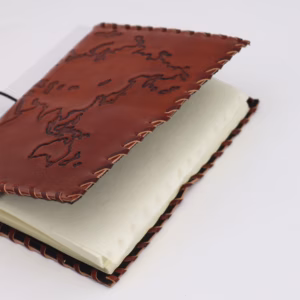 Carnet de Voyage avec Couverture - Beige Clair - 96 Pages - 17x13cm