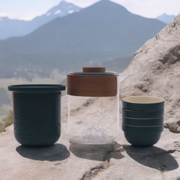 Travel Mountain Tekanne Sett - Fire Venner - Reisepakke - Bilde 3