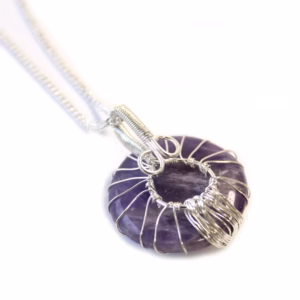 Levensboom Edelsteen Ketting - Amethist