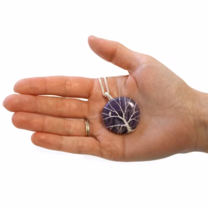 Levensboom Edelsteen Ketting - Amethist