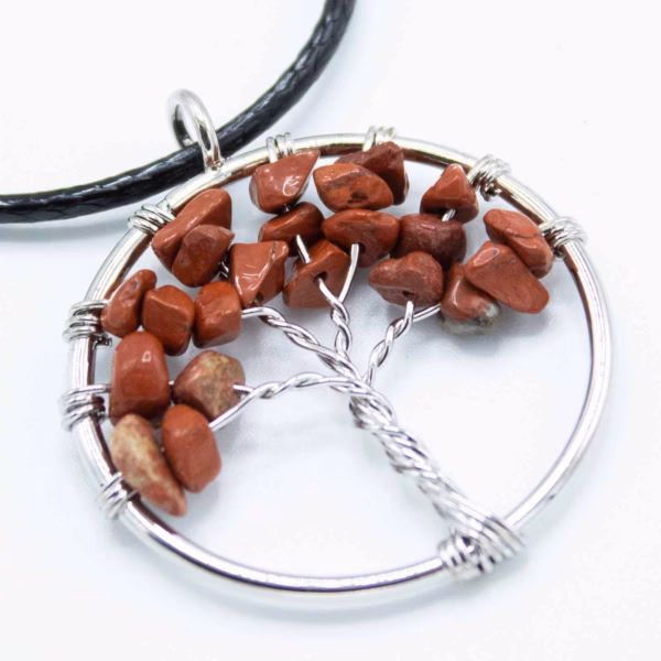 Tree of Life Pendant - Red Jasper - Image 4