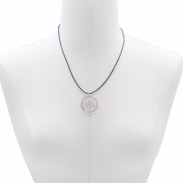Tree of Life Pendant - Rock Crystal - Image 2