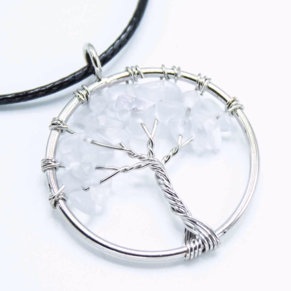Tree of Life Pendant - Rock Crystal - Image 4