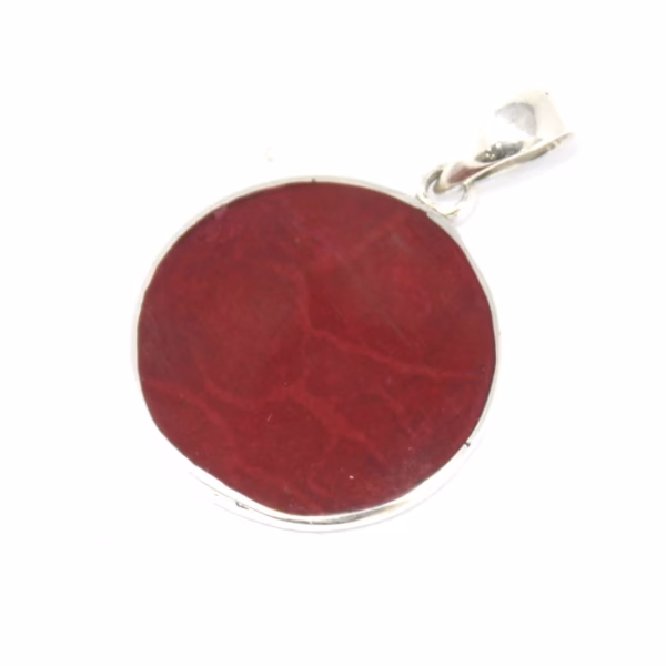 Colgante de Plata Árbol de la Vida 22mm - Efecto Coral - Imagen 2