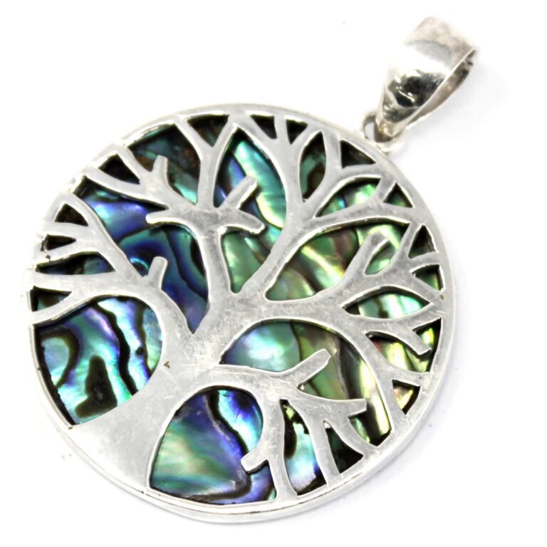 Tree-of-Life-Silver-Pendent-30mm-Abalone