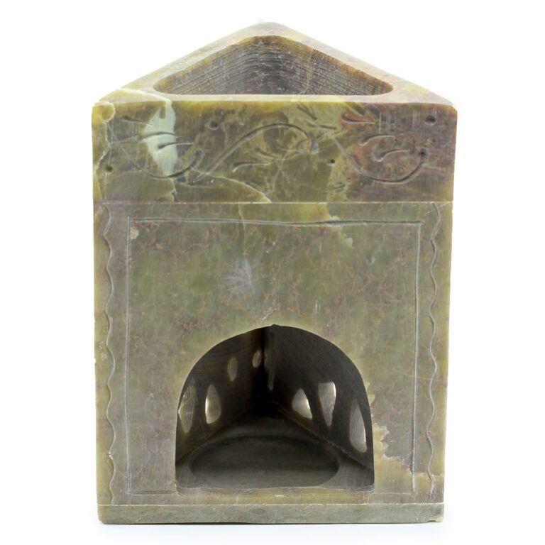 Triangle-Soapstone-Oil-Burner-11x9cm-Elephant