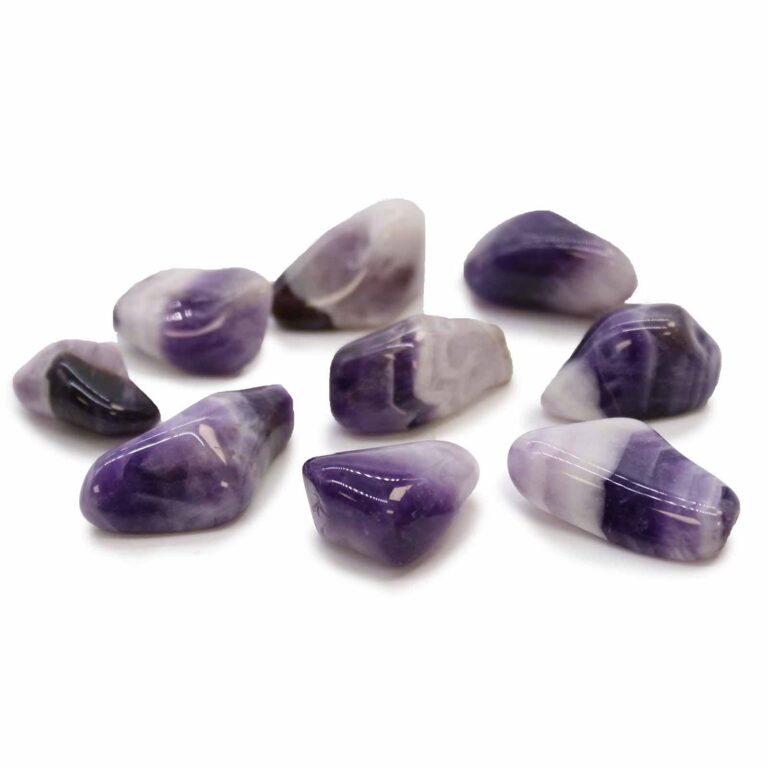 Tumble-Stone-Amethyst-Banded-L-A-grade-24Pcs