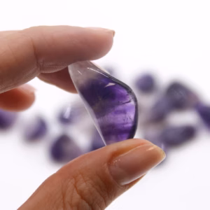 Trommelsteine - Gebänderter Amethyst - Mittel - 24 Stk.