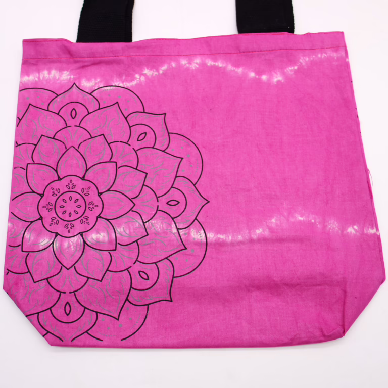 Tye-Dye-Cotton-Bag-6oz-38x42x12cm-Mandela-Magento-Black-Handle