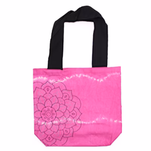 Tye-Dye Bomullspose (6 Oz) - 38x42x12cm - Mandela - Magento - Svart Håndtak