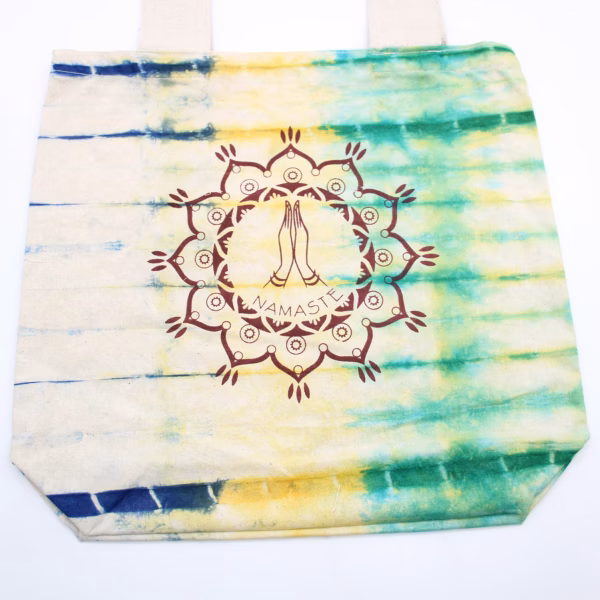 Tye-Dye Bomullspose (6 Oz) - 38x42x12cm - Namaste Hands - Multi - Naturlig Håndtak - Bilde 2
