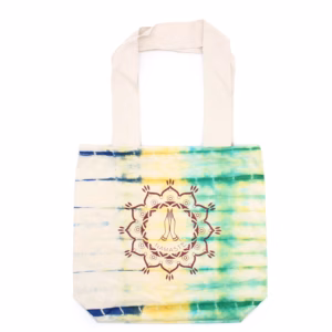 Tye-Dye Bomullspose (6 Oz) - 38x42x12cm - Namaste Hands - Multi - Naturlig Håndtak