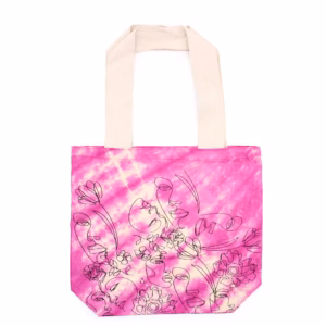 Tye-Dye Bomullspose (6 Oz) - 38x42x12cm - Pretty Face - Magento - Naturlig Håndtak