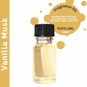 Vanilje Moskus Duftolje 10ml - Uten Etikett